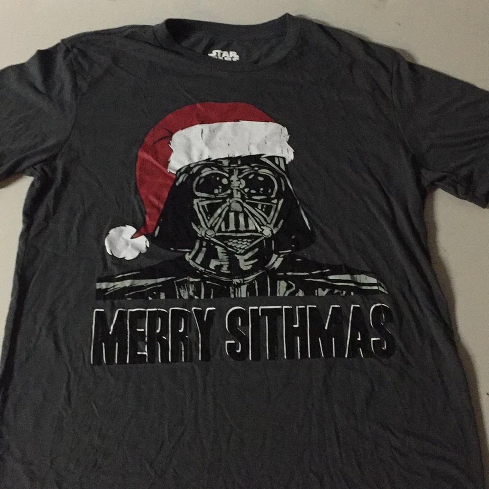 Star Wars Darth Vader Merry Sithmas T Shirt Large